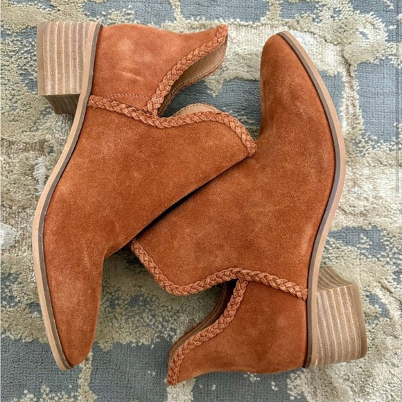 Terracotta Brown Suede Boot - Picture 2 of 8